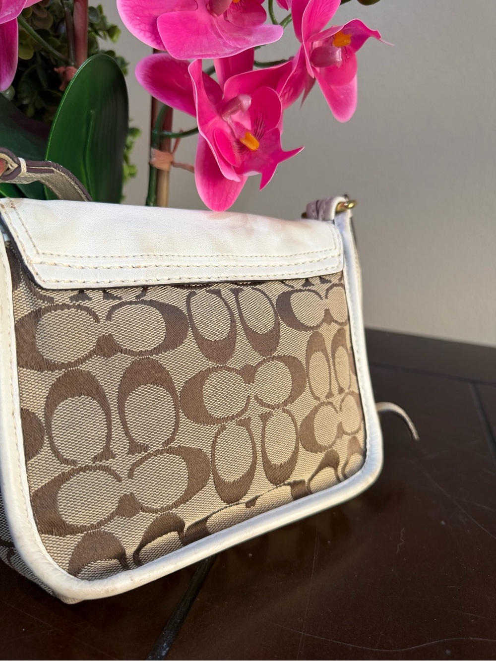 Coach Bleecker Canvas
Leather white Brown Logo - Picture 3 of 15